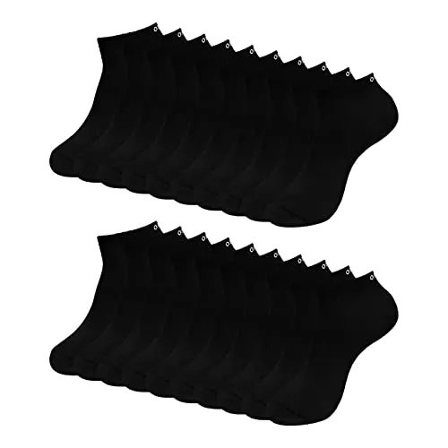 ONE STRANGE ROCK Herren Damen Sneaker Socken 10 Paar, Größe:35-38, Artikel:-900 black rock