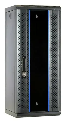 DSIT 10 Zoll Set: 15HE Netzwerkschrank zur Wandmontage – Rackschienen – Steckdosenleiste