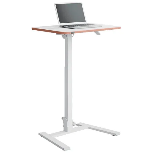 Leitz Ergo Klappbarer und höhenverstellbarer Schreibtisch - Besucher- & Konferenzstühle – Kompaktes Stehpult mit ergonomischer Höheneinstellung für gesundes Arbeiten im Home Office, belastbar bis 20 kg, platzsparend und faltbar.