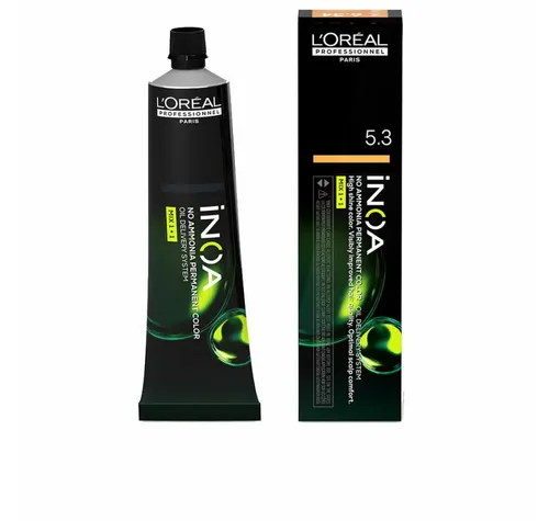 L'Oreal Professionnel Inoa No Ammonia Permanent Color 5,3 - 60g - Entdecken Sie die dauerhafte Haarfarbe ohne Ammoniak von L'Oreal Professionnel, ideal für sanfte Farbveränderungen. Hochwertige Haarfärbung für professionelles Styling und strahlende Ergebnisse.