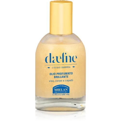 Helan Daefne Multifunktions-Trockenöl mit Glitzerpartikeln für Gesicht, Körper und Haare 50 ml