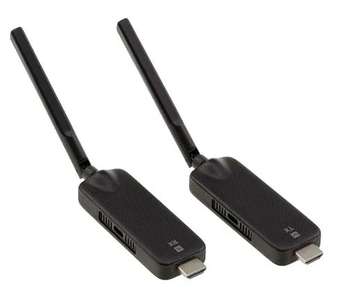 KALEA-INFORMATIQUE Drahtloser HDMI-Videosender mit Einer Reichweite von 100 m und Unterstützung von Auflösungen bis zu 1920 x 1080 bei 60 Hz. Direkter Betrieb, Keine Einstellungen erforderlich.