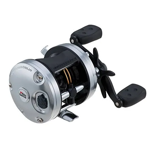 Abu Garcia Ambassadeur C3 Linkshand Multirolle - Angelrolle mit Carbon Matrix Bremssystem, kompakte Kurbel und 6-Pin Zentrifugal-Bremssystem für präzises Angeln.