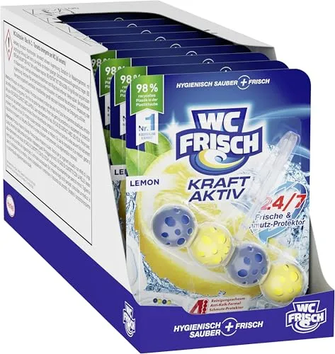 WC Frisch Kraft Aktiv Duftspüler Lemon (10er Pack)