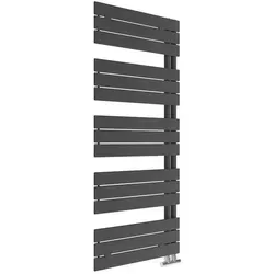 Sanotechnik Badezimmer-Heizkörper Arezzo, Mattschwarz, 60x143cm - Klimaanlagen & Klimageräte: Eleganter Badezimmer-Heizkörper in mattschwarz, kombiniert modernes Design mit Funktionalität und passt perfekt in jedes Bad.
