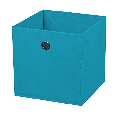 Stück Faltbox Türkis 28 x 28 x 28 cm Aufbewahrungsbox faltbar 2