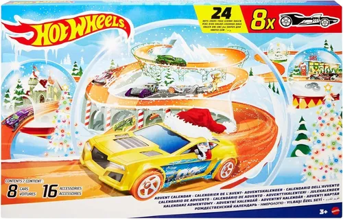 Hot Wheels Spielzeugautos Adventskalender 2024