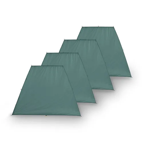 Justcamp Alabama Pavillon Sidewalls Set (4 Stück) in türkis von JUSTCAMP