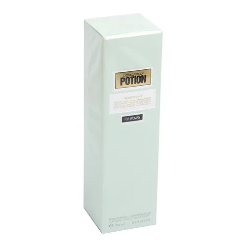 DSquared2 Potion Deodorant Spray 100ml - Deodorant für Damen mit langanhaltendem Schutz und sinnlichem Duft. Die blumig-würzige Komposition sorgt für Frische und Eleganz den ganzen Tag.