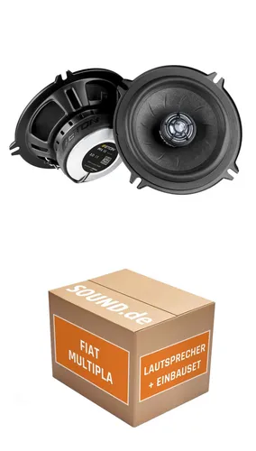 JUST SOUND Eton PFX13 Auto-Lautsprecher Einbauset für Fiat Multipla