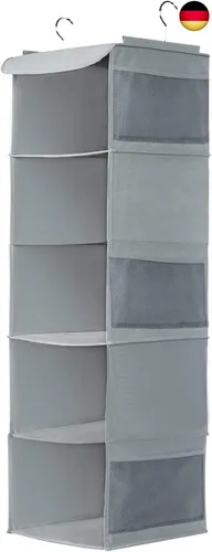 BrilliantJo Hängeregal, Hängeaufbewahrung mit 5 Fächern, Hängeorganizer mit Met