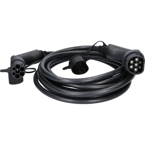 efuturo Ladekabel Typ 2 auf Typ 2, 22 kW - Wallboxen, leistungsstarkes Ladekabel für Elektro- und Hybridfahrzeuge, ideal für schnelles und sicheres Laden mit bis zu 22 kW.