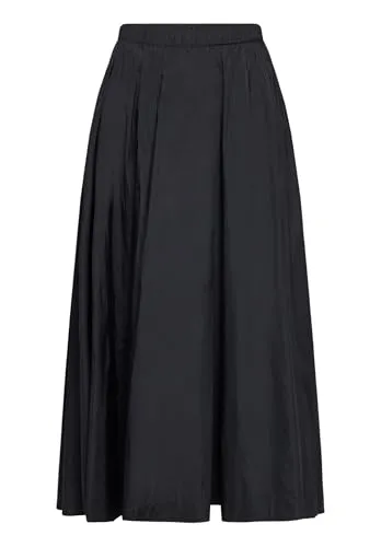 Cartoon Damen A-Linien-Rock unifarben 40, Schwarz