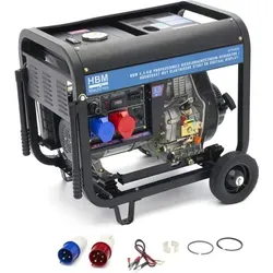 Generator offen 230/400V 4400W AVR Diesel Stromgenerator Stromerzeugung Notstrom