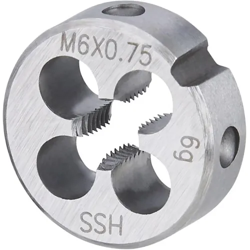 Fortis Schneideisen EN22568 HSS M22 x 1,5 - Gewindeschneidwerkzeuge, präzise Schneide für langlebige Gewinde und hohe Bearbeitungsqualität.