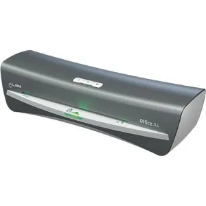 Leitz iLAM Office Laminiergerät A4 - Laminiergerät für A4-Dokumente, kompakt und schnell einsatzbereit – perfekt für kleine Büros und kreative Projekte.