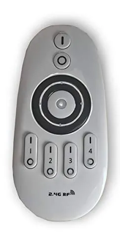 LICHT DISCOUNT 2.4G WiFi 4 Kanal LED Fernbedienung Geeignet zur Steuerung/Dimmen von CCT dual weiß Leuchtmitteln