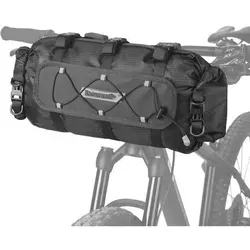 Lenkertasche Fahrrad Wasserdicht 12L Fronttasche Bikepacking Schwarz-a
