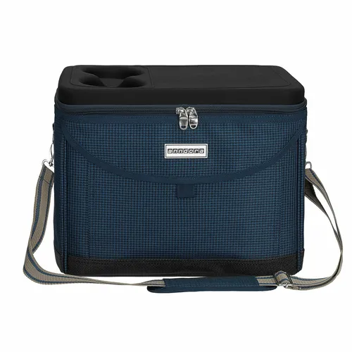 anndora Kühltasche 22L Dunkelblau - Isolierte Picknicktasche - Kühlboxen & Kühltaschen mit 22L Fassungsvermögen und wasserdichtem PEVA-Innenfutter für optimale Kühlung unterwegs.