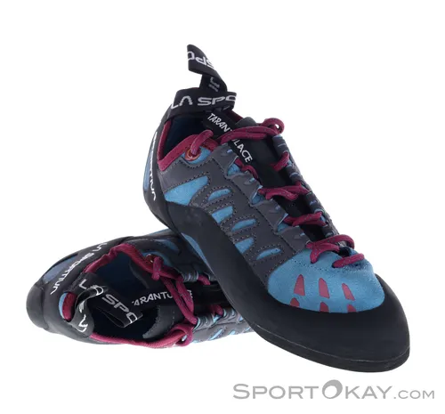 La Sportiva Damen Tarantulace Kletterschuhe (Größe 36.5, blau) - Kletterschuhe für Damen, komfortabel und stützend mit neutralen Leisten, ideal für Anfänger und Fortgeschrittene.