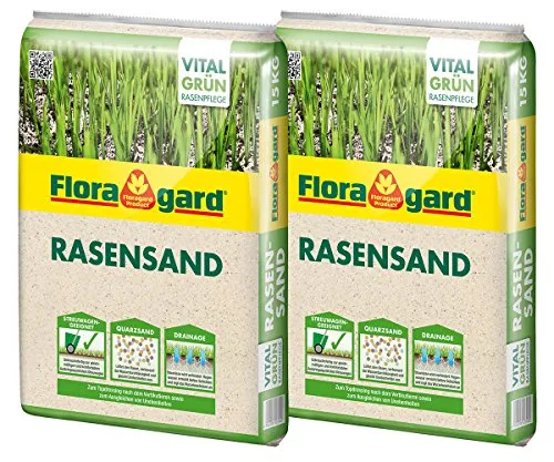 Floragard Rasen-Sand 2x15 kg • Rasenpflege für 20 m² von Floragard