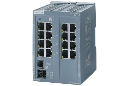 Produktbild Siemens 6GK5216-0BA00-2TB2 New SCALANCE XB216 managed Layer 2 IE switch, 16X