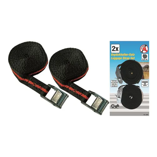 BGS-3599 Gepäckhalter-Satz 2,5 m x 25 mm 2-tlg.