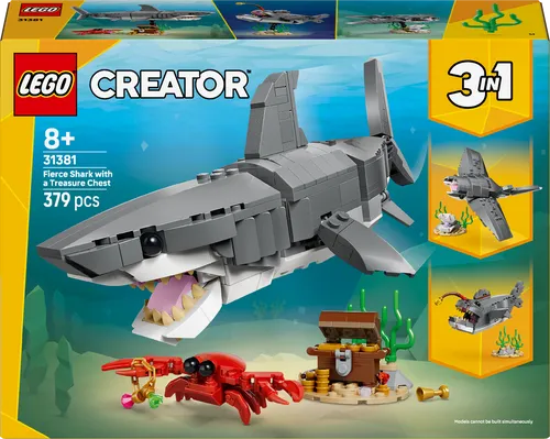 LEGO Wilder Hai mit Schatztruhe - 31381
