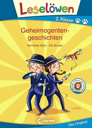 Leselöwen 2. Klasse - Geheimagentengeschichten: Erstlesebuch für Kinder ab 7 Jahre