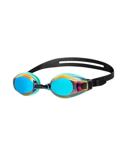 arena Unisex-Adult Zoom X-FIT Mirror Schwimmbrillen - Schwimmbrillen mit Anti-Beschlag- und UV-Schutz-Linsen, ideal für Freizeitschwimmer; bieten maximalen Komfort durch weiche Silikondichtungen und verstellbaren Riemen.