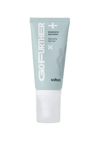 salted. Regenerative Nachtmaske ohne Duft - Gesichtsmasken mit upgecycelten Braunalgen für intensive Feuchtigkeit und natürliche Regeneration der Haut. Ideal für feuchtigkeitsarme und sensible Haut.