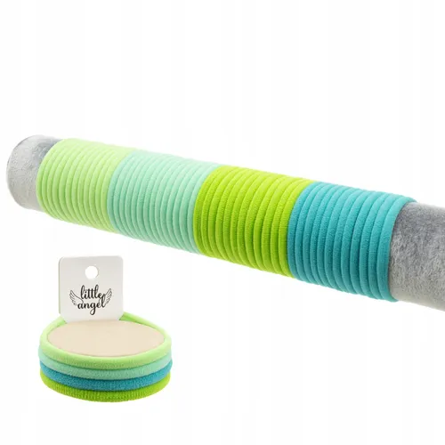 Haargummi Haarschmuck Grün bunt Satz von 50 Stück