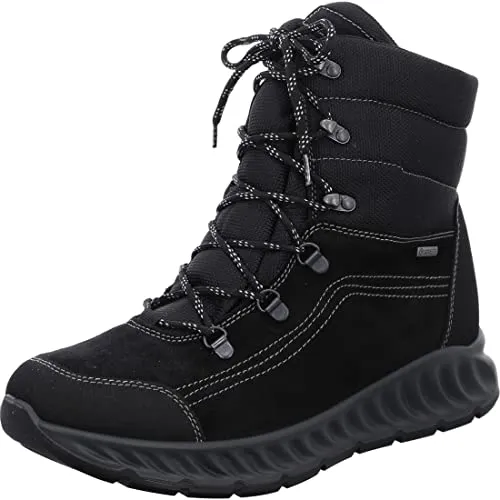 ARA Shoes Paolo Herren Schnürstiefelette schwarz 41 - Wasserdichte Wanderschuhe mit GORE-TEX® Membran, kuscheligem Warmfutter und Wechselfußbett für optimalen Komfort bei jedem Wetter. Ideal für Herbst und Winter.