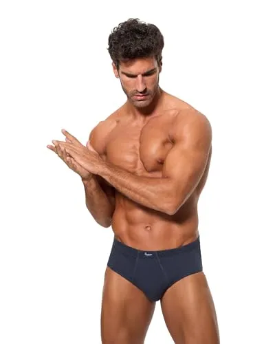 SLIP ABANDERADO CLASICO CON BRAGUETA - MARINO, 52/L