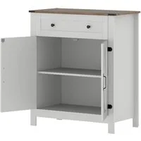 Costway Sideboard mit 1 Schublade & Verstellbarem Regal – 80 x 40 x 92 cm