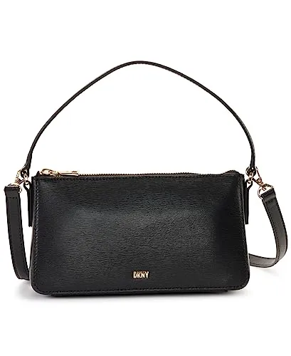 DKNY Women's Demi Bag Crossbody, Black/Gold von DKNY