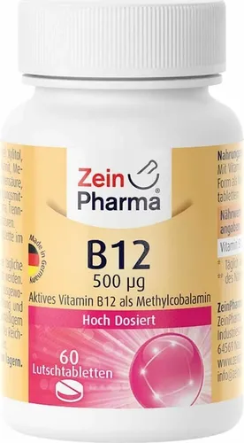 VITAMIN B12 500 μg Methylcobalamin Lutschtabletten 0,5 g