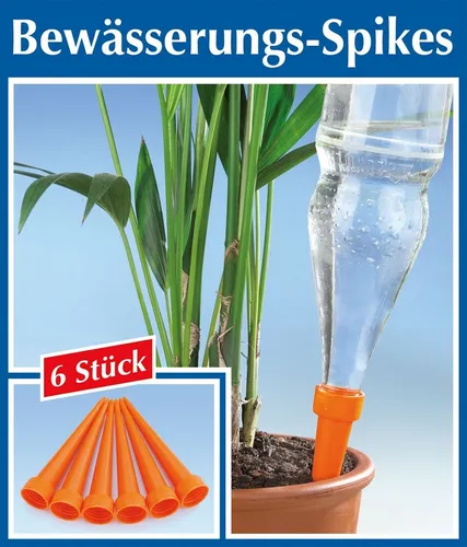 Maximex Bewässerungssystem Maximex Bewässerungs-Spikes 6er Set - 6er Set, mit Schraubgewinde