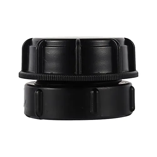 FOGWOWO IBC Adapter 62mm zu S60x6 Grobgewinde mit Tankabdeckung Endkappe IBC Tank Zubehör Ventil Rohrverbinder für Wassertank Regentonne,Container,Tonnenventil