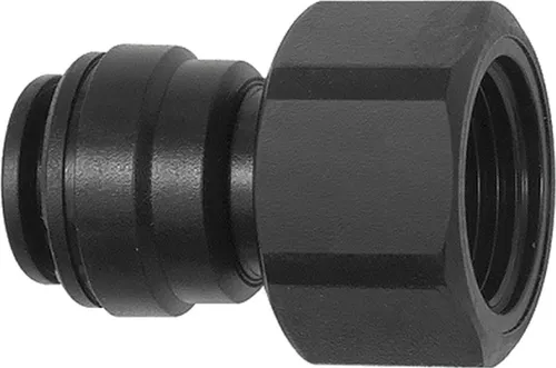 Riegler Aufschraubverbinder POM, G 1/4, für Schlauch-Außen-Ø 6 mm