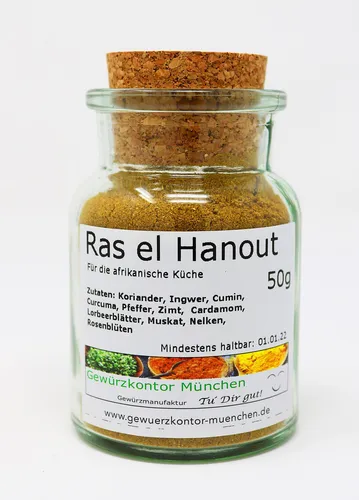 Ras el Hanout 50g im Glas Gewürzkontor München