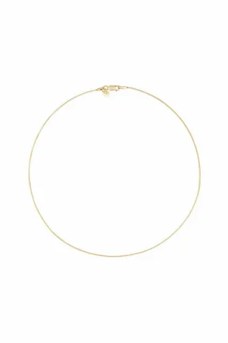 CAI Men Charm-Kette - Elegante Halskette für Erwachsene - Charmsketten aus 925 Silber vergoldet, 40cm lang mit Verlängerung. Die glänzende Omega-Kette ist perfekt zum Layering und setzt stilvolle Akzente.