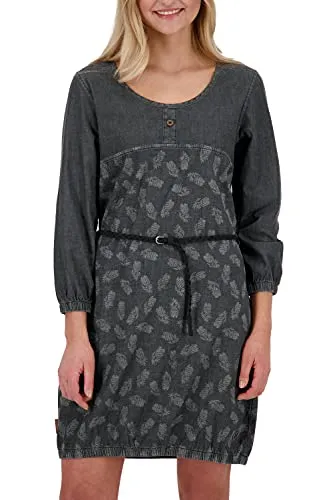 ALIFE and Kickin DojaAK DNM Long Dress Black Denim L