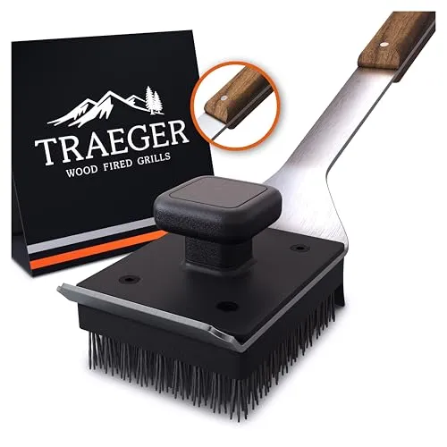 Grill-Reinigungsbürste BAC537 braun/schwarz von Traeger
