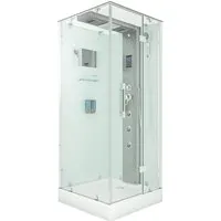 Duschkabine Komplettdusche D38-10R0-EC 90x90 cm