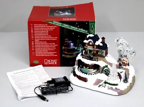 KONSTSMIDE 3446-000 LED Szenerie - Mehrfarbig dekorative Innen-Lichterkette, schafft eine festliche Atmosphäre in jedem Raum