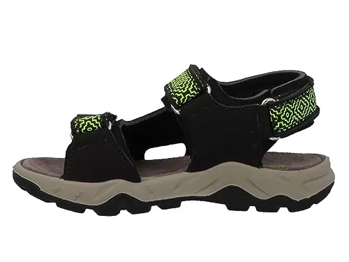 Lurchi Sandale Odono - Schwarz-Grün, Größe 30 - Wanderschuhe mit sportlicher Trekkingoptik, weichem Fußbett und leichtem PU-Boden für optimalen Komfort auf jedem Abenteuer.