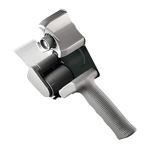 Klebebandabroller Alco Sicherheits-Packbandabroller 4482, Handabroller, bis 50mm/66m, ohne Rolle, Metallgehäuse, grau