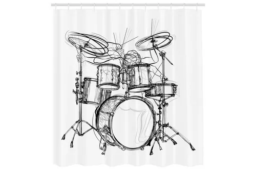 Duschvorhänge Schwarz von Abakuhaus