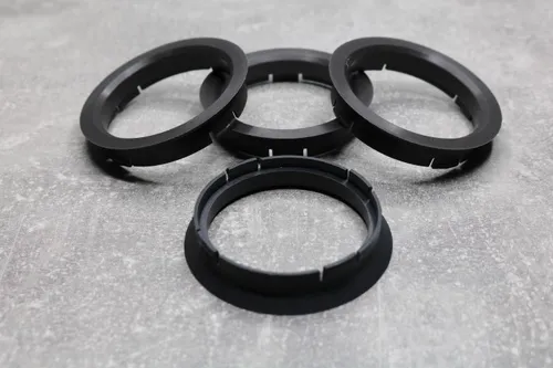 4x SET Zentrierringe Distanzringe 63,3 mm x 56,1 mm dunkelgrau für Alufelgen